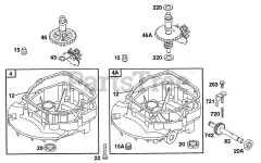 Briggs & Stratton 12S702-0663-01 - Briggs & Stratton Vertical Engine Sump Bases, Cams