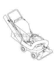 Cub Cadet CSV 050 (24A-05MM010) - Cub Cadet Chipper/Shredder/Vacuum (2012)