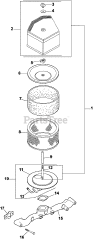 Kohler CV22-67540 - Kohler Command PRO Engine, Made for Byers Gold, 23hp, 17.2kW
