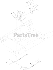 Toro 74740 (SS 5425) - Toro 54" TimeCutter Zero-Turn Mower (SN: 315000001 - 315999999) (2015) Brake Box Assembly