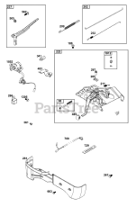 Briggs & Stratton 25T232-0026-H5 - Briggs & Stratton Horizontal Engine Controls Group