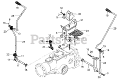 BCS America 710 - BCS America Two-Wheeled Tractor Controls (SN: 106362 &amp; Above)