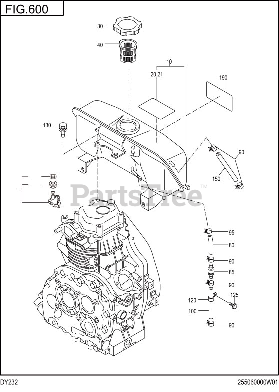 Subaru Robin DY232DD4060 DY23 2