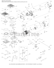 Kohler CH745-0010 - Kohler Command PRO EFI Engine, Basic Version, 28hp, 20.9kW 10 Air Intake