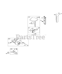 Briggs & Stratton 257417-0117-E1 - Briggs & Stratton Horizontal Engine