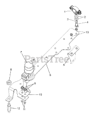 Briggs & Stratton 076143-00 - Briggs & Stratton 35kW Liquid Cooled Home Standby Generator Engine - 3.0L - Fuel Control Valve &amp; Brackets (312593)