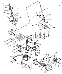 Poulan Pro PP 1238 - Poulan Pro Lawn Tractor STEERING AND FRONT AXLE