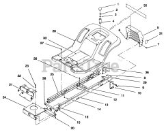 Toro 71218 (16-44 HXL) - Toro Lawn Tractor (SN: 069000001 - 069999999) (1996)