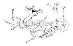 Gravely 38303 (8173 KT) - Gravely Lawn Tractor, 17hp, With Hydraulic Lift
