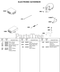 Briggs & Stratton 583447-0217-E2 - Briggs & Stratton Horizontal Engine
