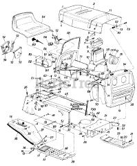 Grass Handler 1052 - Grass Handler Lawn Tractor (1986) (J.C. Penney)