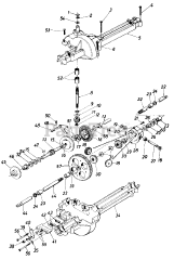 MTD 131-450-000 - MTD Lawn Tractor (1991) Single Speed Transaxle Left Hand