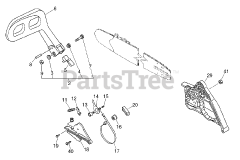 Echo CS-6701 - Echo Chainsaw Chain Brake Asy