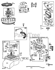 Toro 56150 (8-32) - Toro Professional Rear-Engine Riding Mower (SN: 007000001 - 007999999) (1987) Engine Briggs  Stratton Model No. 193707-0152-01 (continued) 8 H.p. Rear Engine Rider Electric Model 56150