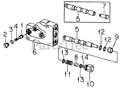 Cub Cadet 1712 (145-782-100) - Cub Cadet Garden Tractor Control Valve-Cessna