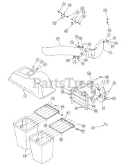 MTD OEM-190-180 - MTD Twin Bagger Assembly (2006)