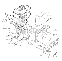 Murray 6291500x61 (1695366) - Murray Ultra 29" Snow Thrower (2007) Frame