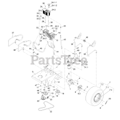 Exmark VTS541CKA36300 - Exmark 36" Vantage S-Series Stand-On Mower, Kawasaki FS541V (SN: 402082300 - 404314158) (2018)