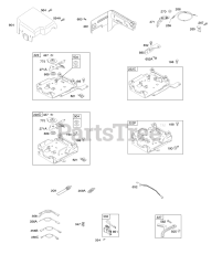 Briggs & Stratton 120252-0111-E1 - Briggs & Stratton Horizontal Engine Controls, Governor Spring, Ignition
