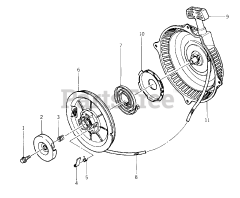 Kawasaki FB460V-AS05 - Kawasaki Engine Recoil Starter