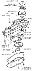 Husqvarna 225 H 75 - Husqvarna Hedge Trimmer (1998-01) Gear Housing