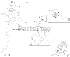 Toro 38473 (518 ZE) - Toro 18" Power Clear Snow Thrower (SN: 316000001 - 316999999) (2016) Engine Assembly No. 3