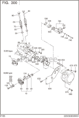 Subaru Robin EY350DS7112 (EY35) - Subaru Robin Engine 300 Intake &amp; Exhaust
