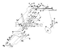 Toro UW-641 - Toro Utility Wagon (1961) Plow  Coulter Pp-10hd Parts List