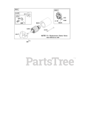 Briggs & Stratton 351447-1192-E1 - Briggs & Stratton Horizontal Engine Electric Starter #2