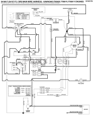 Ferris SRS Z1 (5901944) - Ferris SRS Z1 Series 48" Stand-On Mower, 22hp Kawasaki, Rear-Discharge Electrical Schematic - PTO Op. Pres. Circuit S/N: 2017954955 &amp; Below