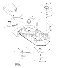 Simplicity 1696022 - Simplicity 42" Mower Deck