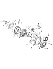MTD 483-SUB - MTD Engine 483-SUB Starter Assembly &amp; Blower Housing