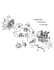MTD 265-SUA - MTD Engine 265-SUA Crankcase