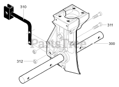 Murray 11052x4D - Murray Cultivator (2003) Transmission Assembly