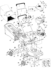 MTD 118-425R084 - MTD Walk-Behind Mower (1988) (Fred Meyer)