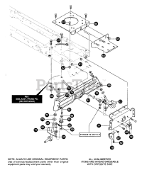 Scotts 42502x8C - Scotts 42" Lawn Tractor (2000) Frame Assembly (part 2)