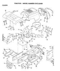 Electrolux/AYP CHD 12538 B - Electrolux/AYP Lawn Tractor (1998)
