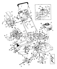 White Outdoor 124-538P190 - White Outdoor 22" Walk-Behind Mower (1994)