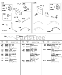 Briggs & Stratton 243432-1145-01 - Briggs & Stratton Horizontal Engine Starter Panel Kits