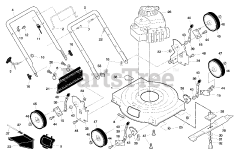 Electrolux/AYP 224111X83E (961170002-00) - Electrolux/AYP Walk-Behind Mower (2006)