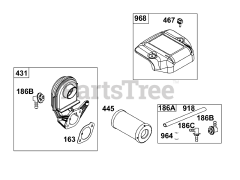 Briggs & Stratton 40N877-0087-G1 - Briggs & Stratton Vertical Engine