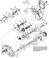 Statesman 4185-61 (146-845-016) - Statesman Garden Tractor (1986) (Southern States) Transaxle