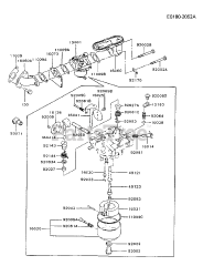 Kawasaki FB460V-HS04 - Kawasaki Engine CARBURETOR