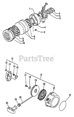 Echo DM-9 - Echo Duster / Mister Exhaust, Intake, Starter