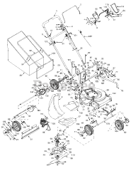Yard Machines 12A-849K129 - Yard Machines Walk-Behind Mower (2001) (Home Depot)