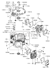 Cub Cadet S7237-KW (53CI8DU8050) - Cub Cadet 72" Tank S Zero-Turn Mower, 37hp Kawasaki Kawasaki FXT00V-BS04 Cylinder &amp; Crankcase