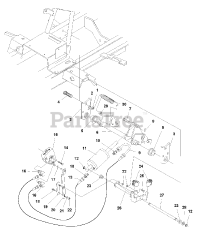 Simplicity 1692871 - Simplicity Legacy Garden Tractor, 20hp Implement Lift Group