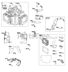 Briggs & Stratton 44C677-0001-B5 - Briggs & Stratton Vertical Engine Cylinder Group
