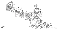 Honda WD30 XK1 C1/A (GC02) - Honda Water Pump, Made in Japan (SN: GC02-8670001 - GC02-9999999)