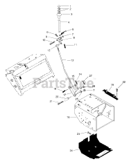 Ariens 924112 (ST 928 LE) - Ariens 28" Snow Blower, 9hp Tecumseh (SN: 000101 & Above) Speed Selector &amp; Frame